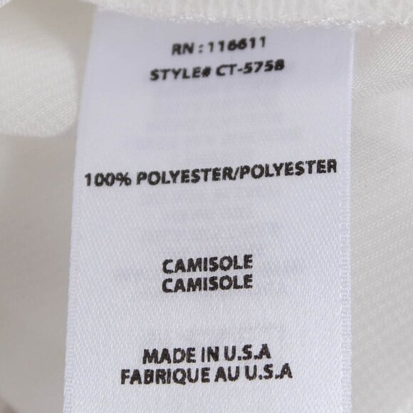 Anthropologie Amadi Ameline Tiered Cami Tank White Ivory Textured Size XL - Picture 7 of 8